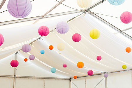 Lanterns in a Tent